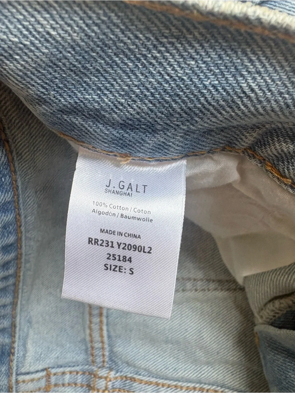 Brandy Melville Denim Mini Skirt